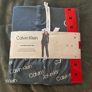 Calvin Klein blue pajama set. Size medium.